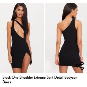 PRETTYLITTLETHING OFF SHOULDER DRESS